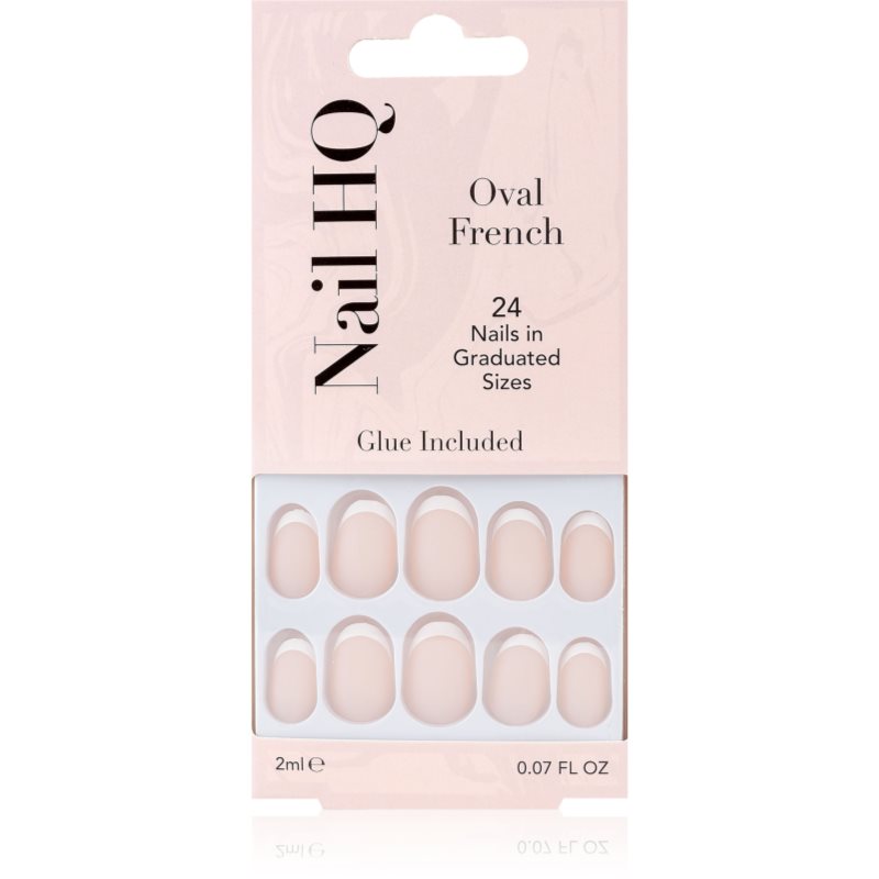 Nail HQ Oval French műköröm 24 db-Ár