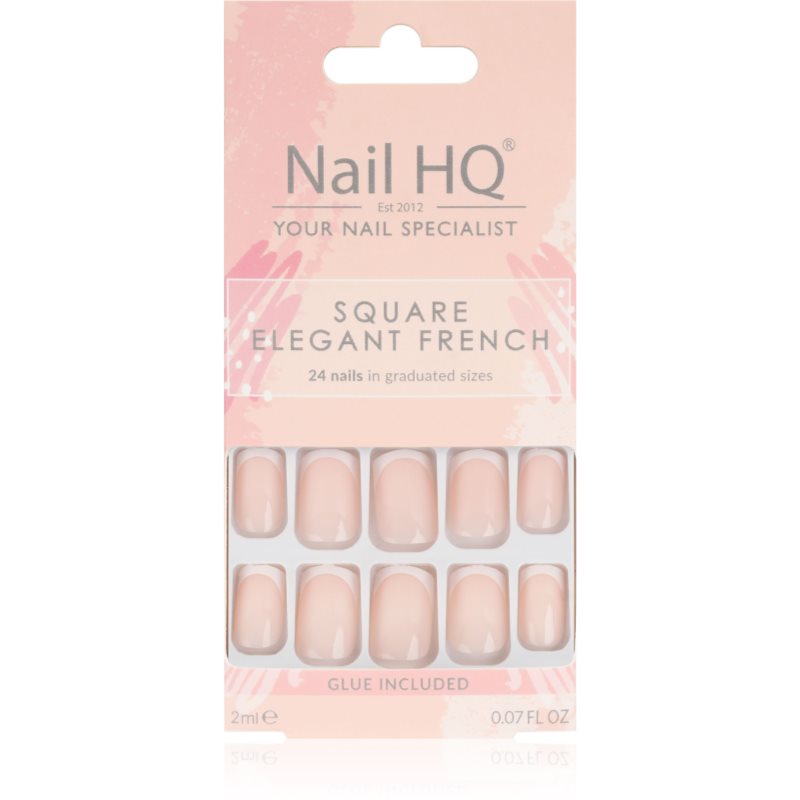 Nail HQ Square műköröm Elegant French 24 db-Ár