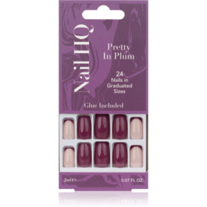 Nail HQ Square műköröm Pretty In Plum 24 db-Ár