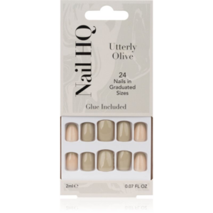 Nail HQ Square műköröm Utterly Olive 24 db-Ár