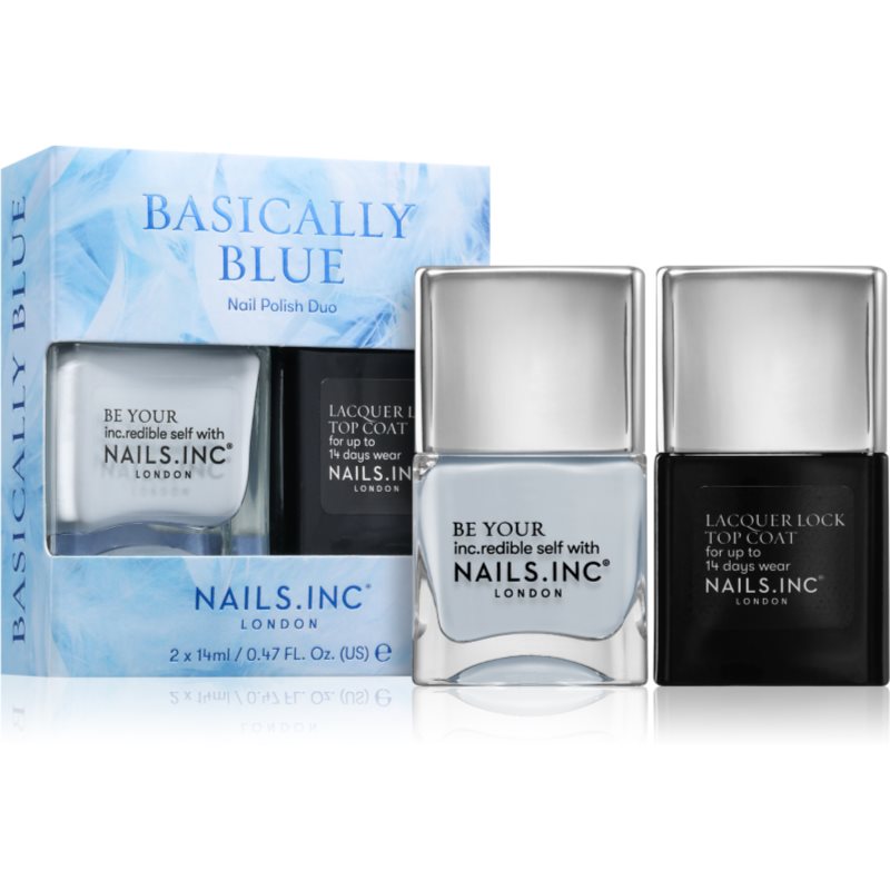 Nails Inc. Basically Blue körömlakk szett
