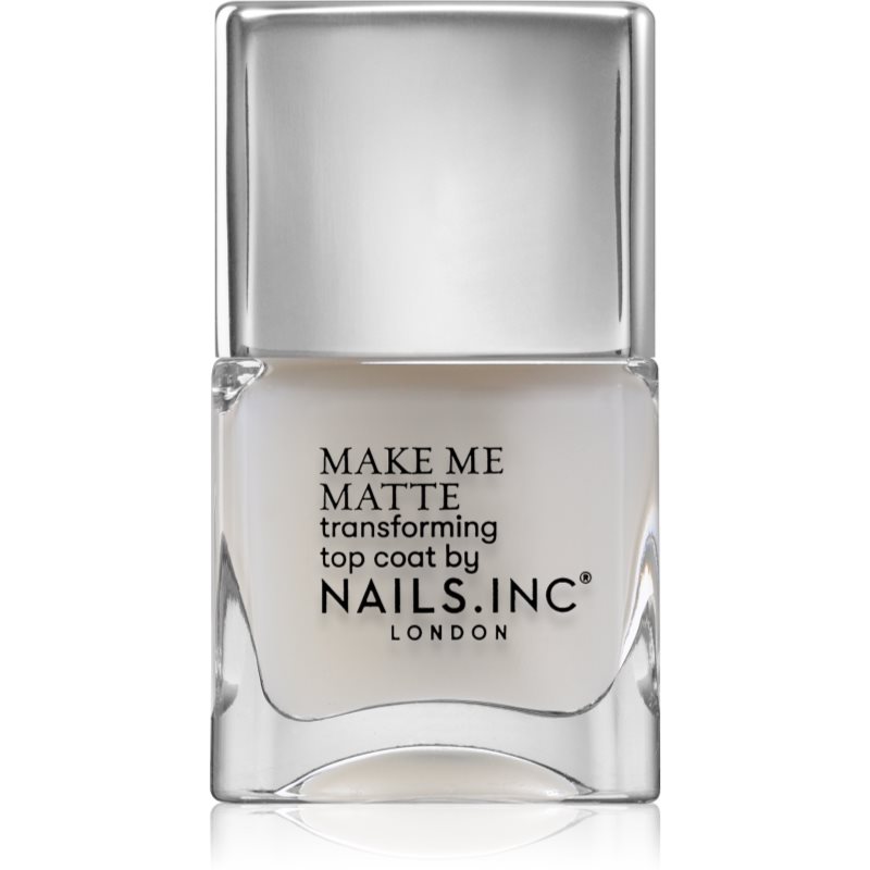 Nails Inc. Better on Top Matte gyorsan száradó fedőlakk matt hatással 14 ml