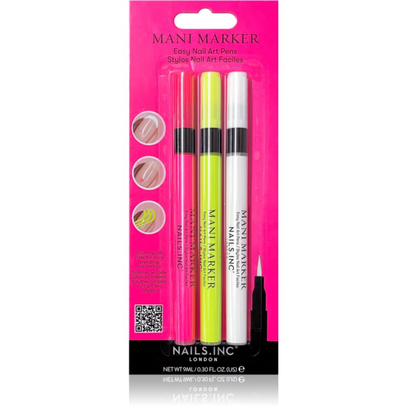 Nails Inc. Mani Marker Trio manikűröző szett 3x3 ml-Ár