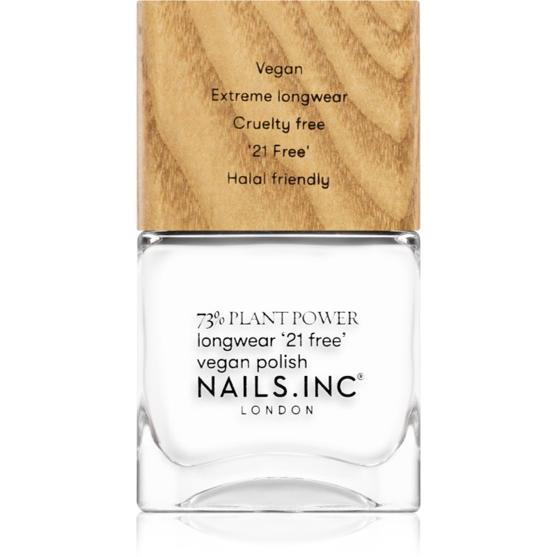 Nails Inc. Vegan Nail Polish hosszantartó körömlakk árnyalat Free time it's me time 14 ml-Ár