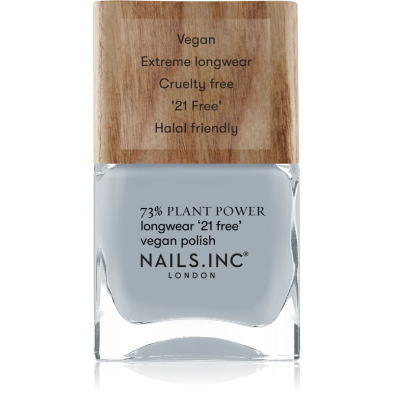 Nails Inc. Vegan Nail Polish hosszantartó körömlakk árnyalat Fresh Air Don't Care 14 ml-Ár