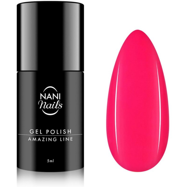 NaniNails Amazing Line géles körömlakk árnyalat Neon Pink 5 ml-ár