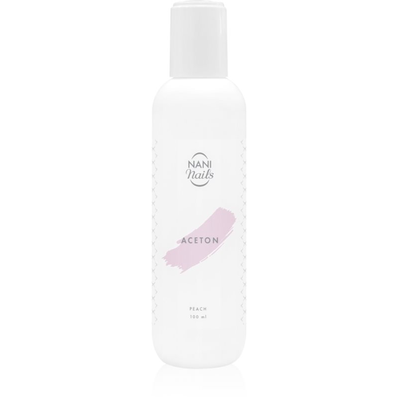 NaniNails NANI Peach tiszta aceton a gél lakk eltávolítására 100 ml-ár