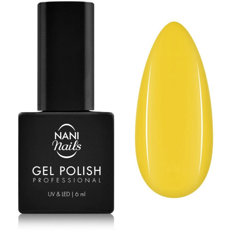NaniNails NANI Professional géles körömlakk árnyalat Bitter Yellow 6 ml-ár
