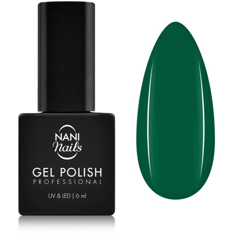 NaniNails NANI Professional géles körömlakk árnyalat Emerald Green 6 ml-ár