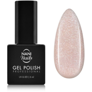 NaniNails NANI Professional géles körömlakk árnyalat Sweet Pink Glitter 6 ml-ár