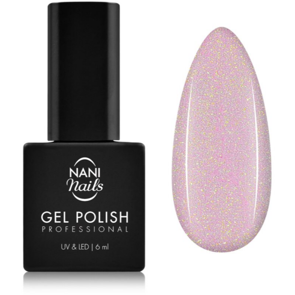 NaniNails NANI Professional géles körömlakk árnyalat Violet Pearl 6 ml-ár