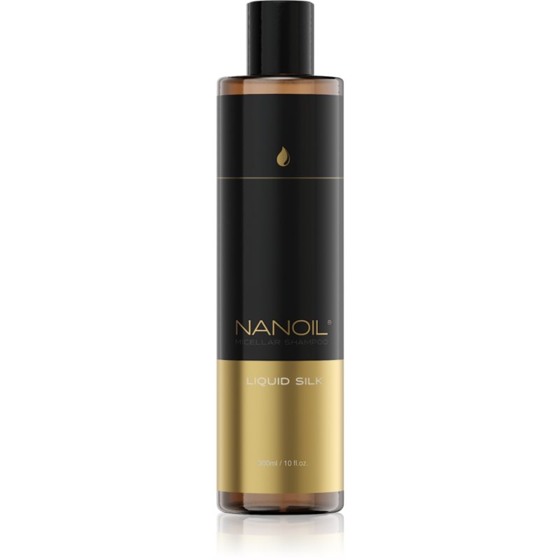 Nanoil Liquid Silk micellás sampon a fénylő és selymes hajért 300 ml-ár