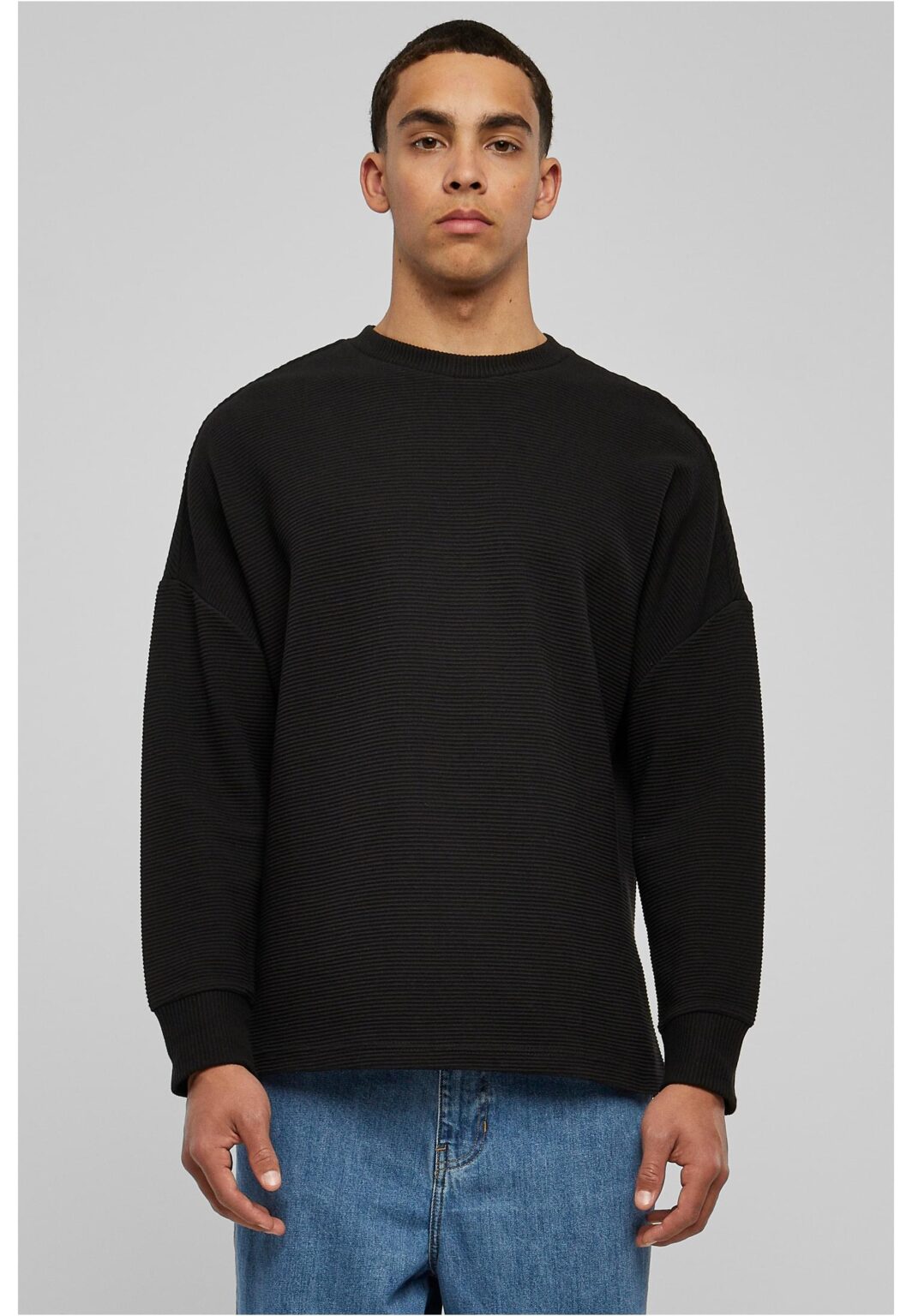 Naps Interlock Crew black sleeve pattern