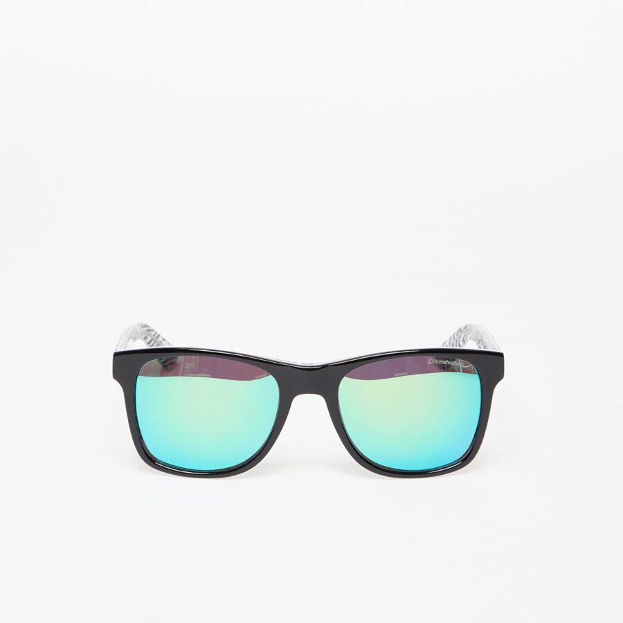 Napszemüveg Horsefeathers Foster Sunglasses Zebra/Mirror Green Universal-alacsony-ár