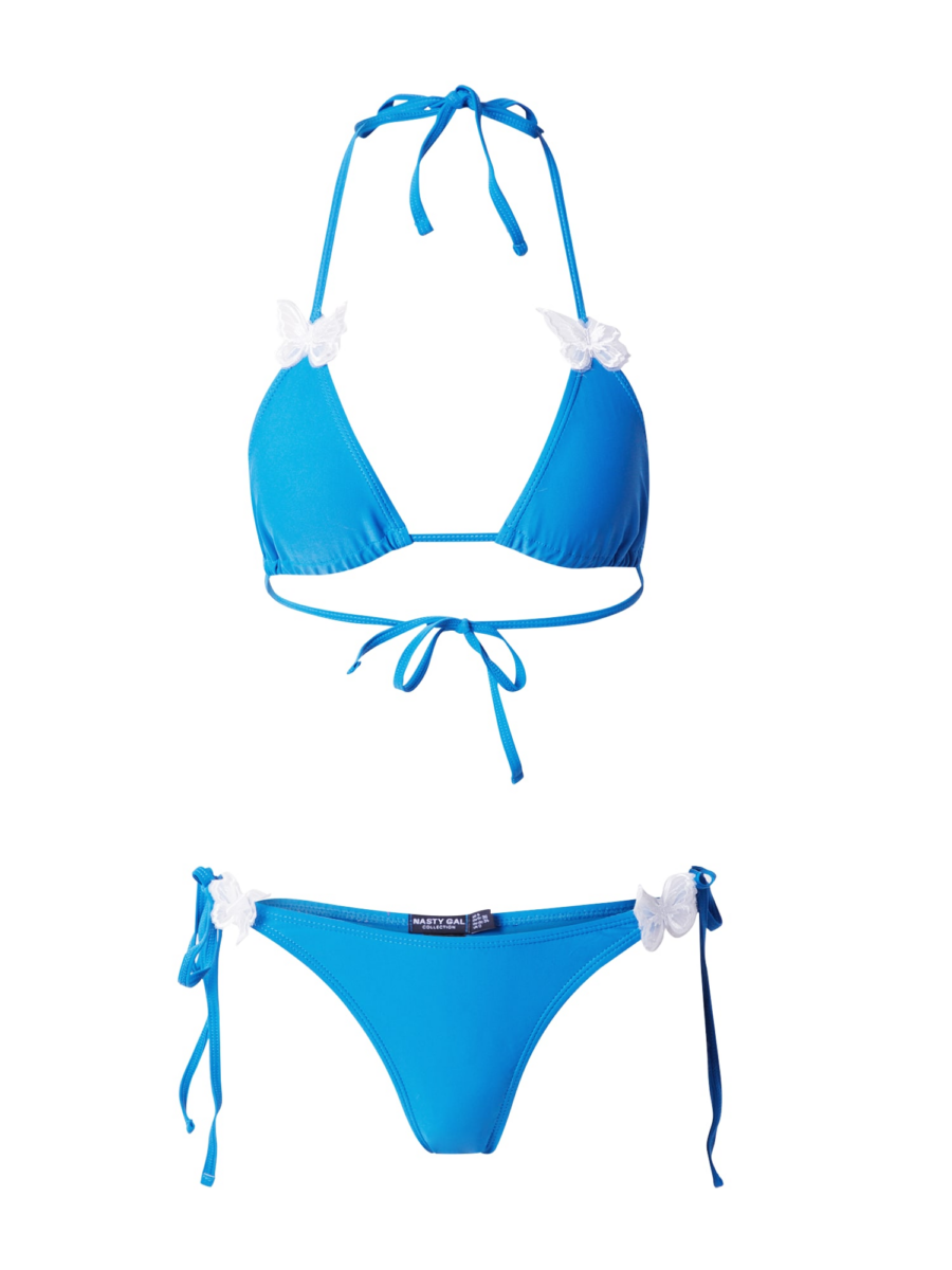 Nasty Gal Bikini  kobaltkék / fehér-Hungary