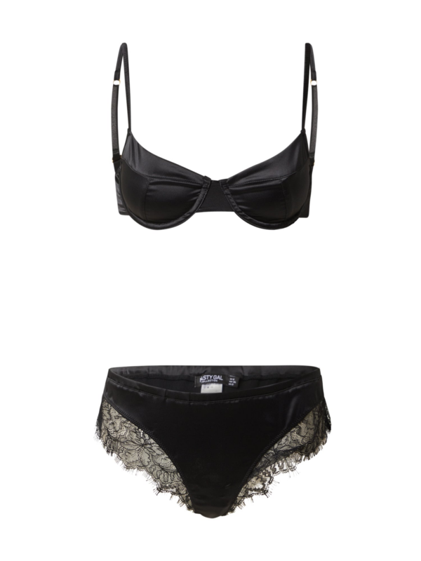 Nasty Gal Fehérnemű szettek  fekete-Hungary