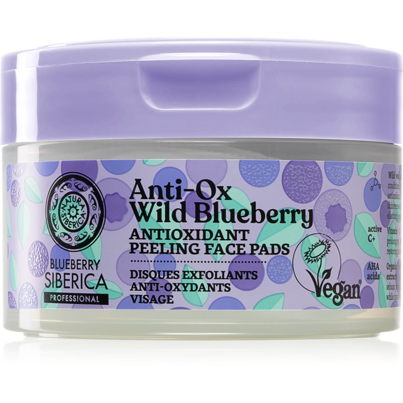 Natura Siberica Anti-Ox Wild Blueberry arctisztító peeling párnácskát 20 db-Ár