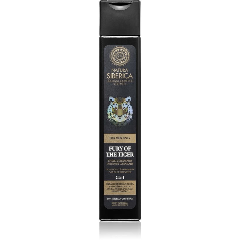 Natura Siberica For Men Only energizáló sampon haj és test 250 ml-Ár