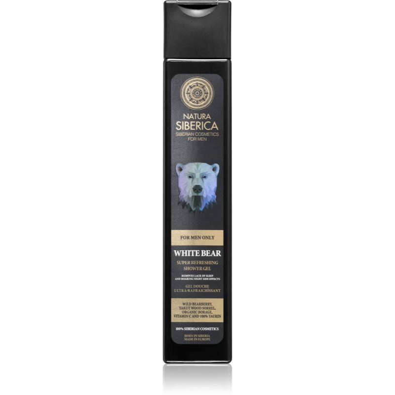 Natura Siberica For Men Only felfrissítő tusfürdő gél uraknak 250 ml-Ár