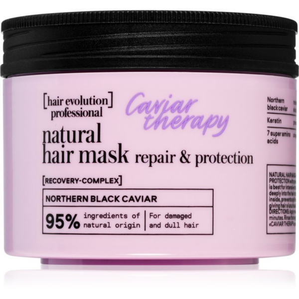 Natura Siberica Hair Evolution Caviar Therapy mélyen tápláló hajmaszk száraz és sérült hajra 150 ml-Ár