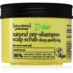 Natura Siberica Hair Evolution D-Tox mélytisztító peeling a hajra és a fejbőrre 150 ml