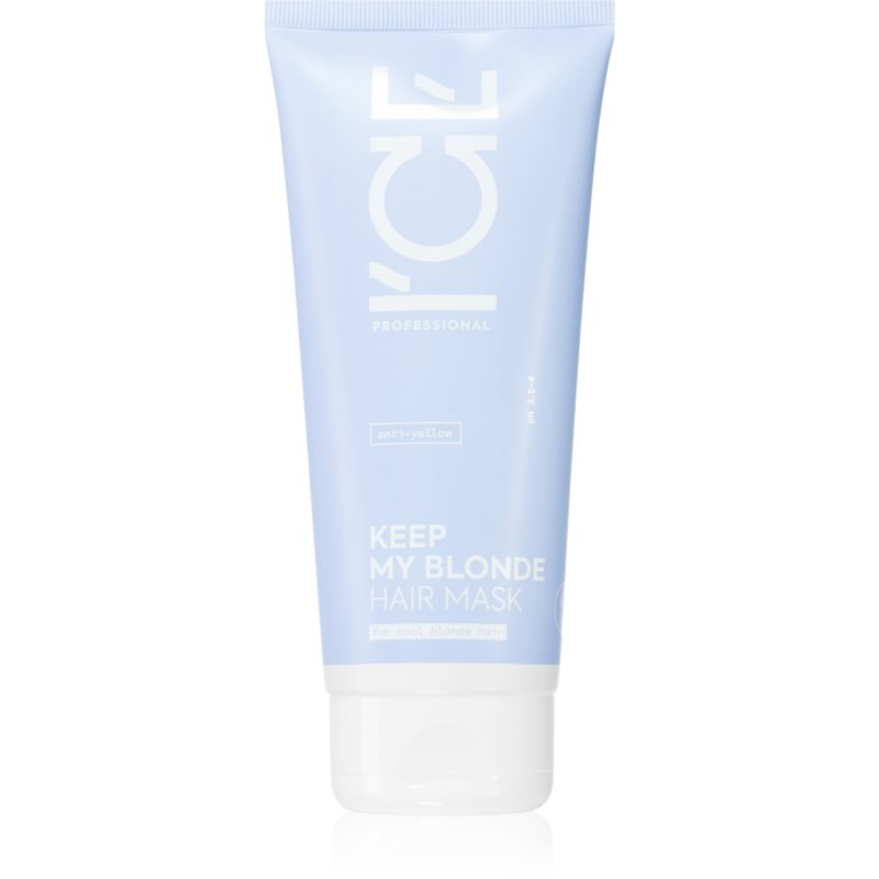Natura Siberica ICE Professional Keep My Blonde regeneráló maszk szőkített