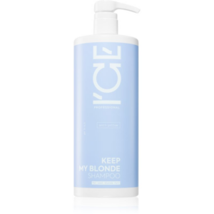 Natura Siberica ICE Professional Keep My Blonde sampon a sárga tónusok neutralizálására szőkített