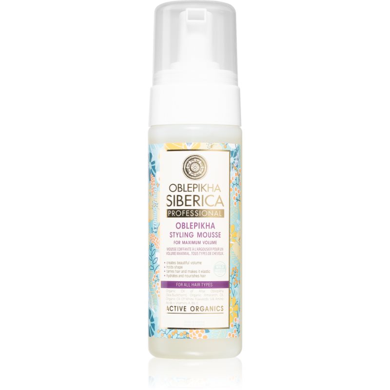 Natura Siberica Oblepikha (Sea-Buckthorn) hajsűrűségnövelő homoktövises hab 170 ml-Ár