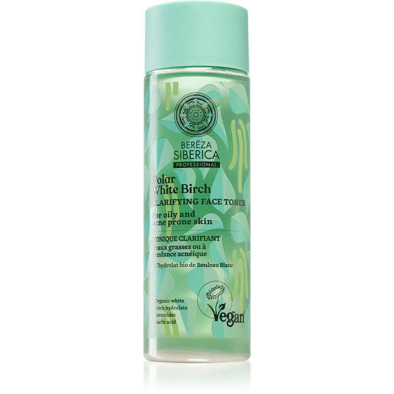 Natura Siberica Polar White Birch élénkítő tonik zsíros és problémás bőrre 200 ml-Ár
