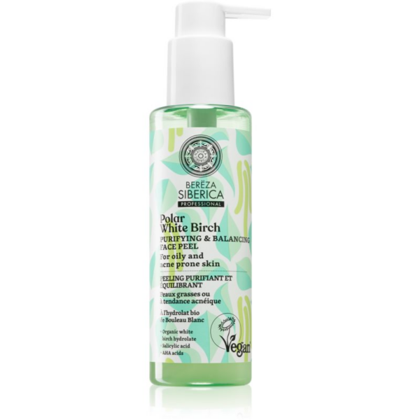 Natura Siberica Polar White Birch tisztító peelinges gél zsíros és problémás bőrre 145 ml-Ár