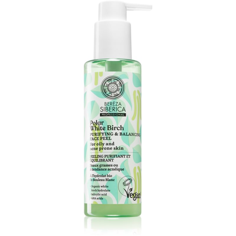 Natura Siberica Polar White Birch tisztító peelinges gél zsíros és problémás bőrre 145 ml-Ár