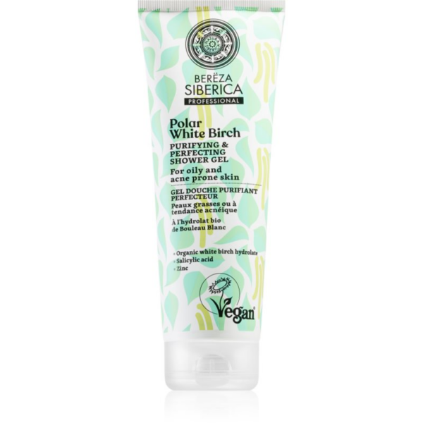 Natura Siberica Polar White Birch tisztító tusoló gél 200 ml-Ár