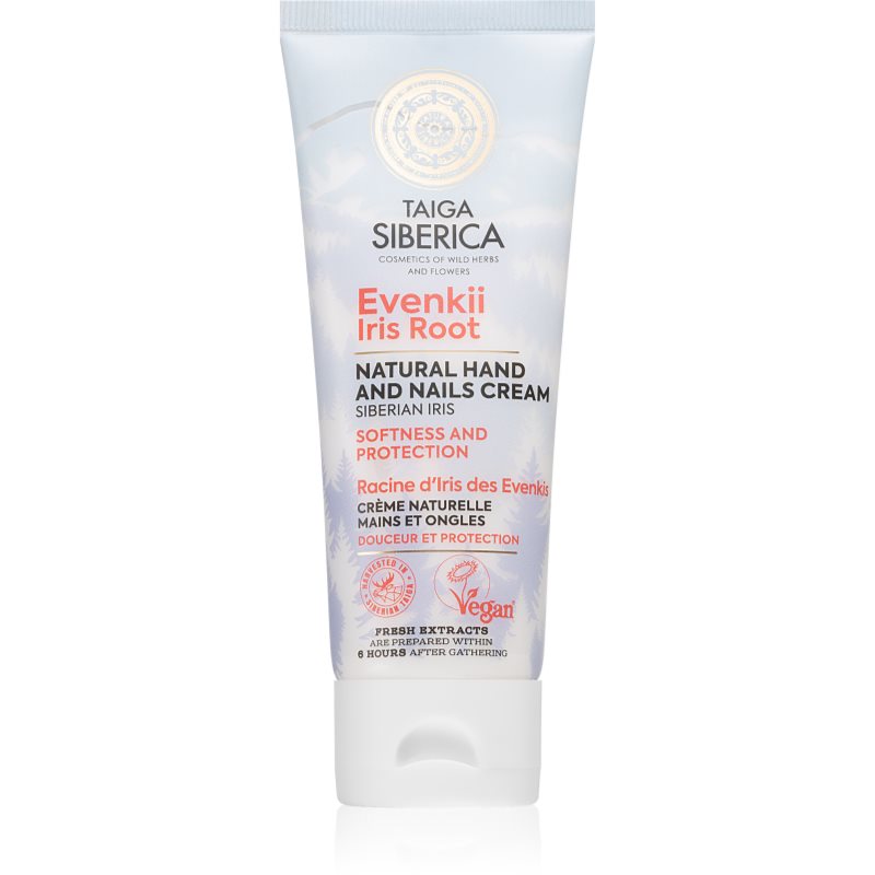 Natura Siberica Taiga Siberica Evenkii Iris Root bőrfinomító krém kézre és körmökre 75 ml-Ár