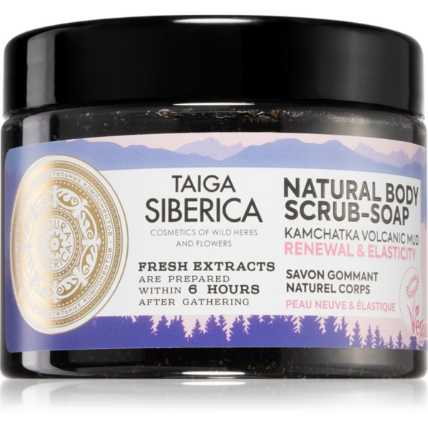 Natura Siberica Taiga Siberica Kamchatka Volcanic Mud bőrfeszesítő testradír 300 ml-Ár