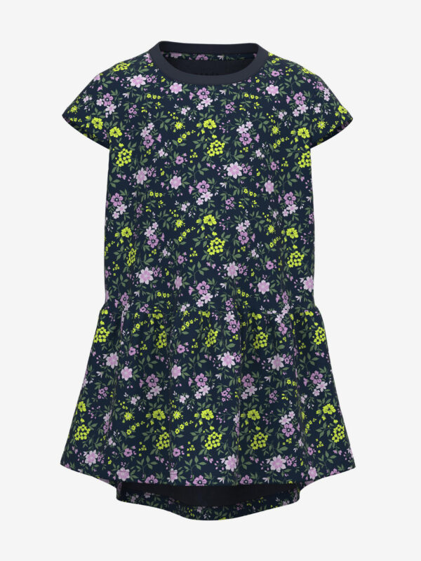 Navy Blue Girly Floral Dress Name It Vigga