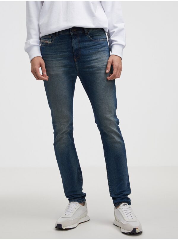 Navy Blue Men's Slim Fit Diesel Jeans - Men's