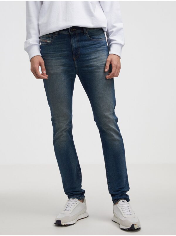 Navy Blue Men's Slim Fit Diesel Jeans - Men's