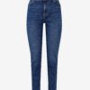 Navy Blue Mom Jeans Pieces Kesia - Ladies