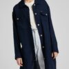 Navy Blue Women's Denim Shirt Jacket Lee - Women