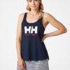 Navy Blue Women's Tank Top Helly Hansen Logo Singlet - Women's