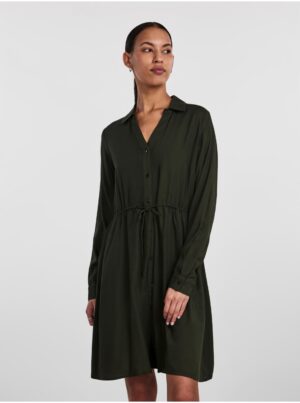 Navy Green Women's Shirt Dress Pieces Nova - Women's