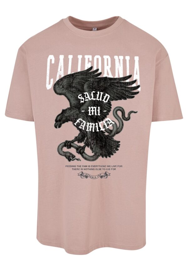 Navy blue T-shirt La Familia Heavy Oversize