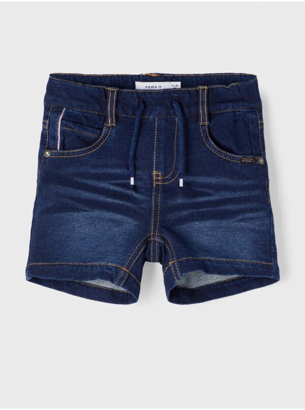 Navy blue denim shorts name it Ryan - Boys