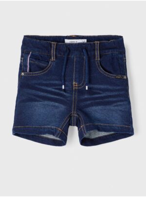 Navy blue denim shorts name it Ryan - Boys