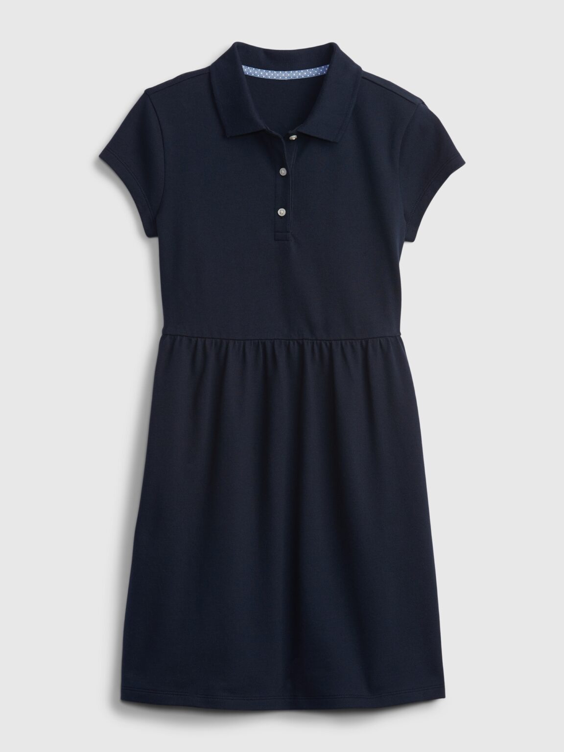 Navy blue girly dress with a GAP collar