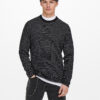 Navy blue ribbed sweater ONLY & SONS Niguel