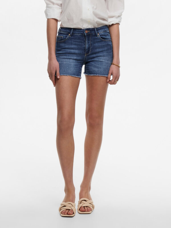 Navy blue women's denim shorts ONLY Blush