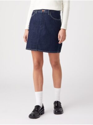 Navy blue women's denim skirt Wrangler - Women