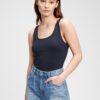 Navy blue women's tank top GAP