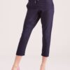 Navy pants 7/8 with white pinstripes Yups